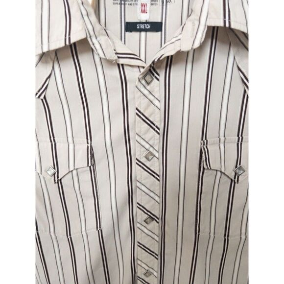 Vintage 1990’s Guess Diamond Pearl Snap Skully Style Shirt Mens XXL - Picture 3 of 14